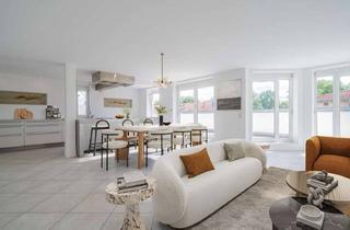 Penthouse kaufen in 83059 Kolbermoor, Penthousewohnung mit großzügigem Raumangebot über zwei Ebenen und traumhaftem Alpenblick