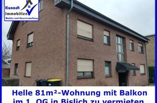 Wohnung mieten in Mühlenfeldstr. 26a, 46487 Wesel, Helle 81m² 3-Zimmer-Wohnung mit Balkon in Bislich zu vermieten