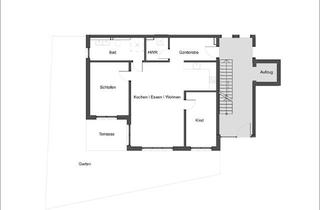 Wohnung mieten in 63843 Niedernberg, Neubau: moderne 3 Zimmer Wohnung mit EBK und Garten in Niedernberg