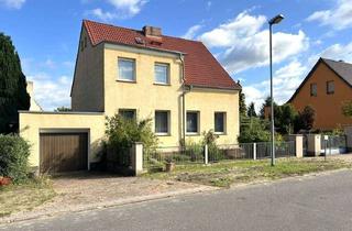 Einfamilienhaus kaufen in August-Bebel-Straße 16, 06774 Burgkemnitz, Beschauliches Einfamilienhaus in Schlaitz mit Garage und Garten in direkter Nähe zur Dübener Heide