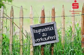 Grundstück zu kaufen in 86465 Welden, Attraktives Grundstück mit Baugenehmigung für ein EFH