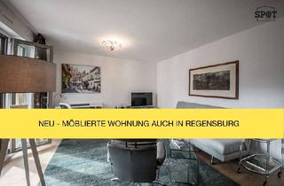 Immobilie mieten in 93049 Westenviertel, REGENSBURG: Altstadtnahe möblierte 2 Zimmer Wohnung mit Balkon