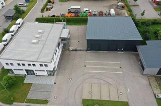 Lager kaufen in 83301 Traunreut, Sehr schönes Gewerbeobjekt mit Betriebsleiterwohnung, Ausstellungs, -u. Büroflächen sowie Lagerhalle