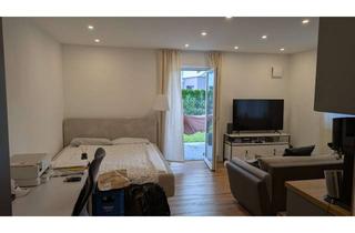 Wohnung mieten in 86916 Kaufering, Neue hochwertige barierearme teilmöblierte 1 - Zimmerwohnung mit Einbauküche und 90qm Gartenanteil