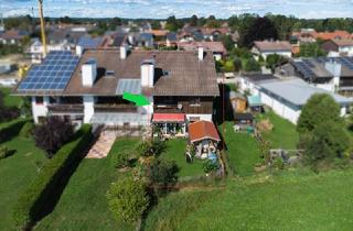 Wohnung kaufen in 83052 Bruckmühl, Maisonette-Wohnung mit traumhaftem überdachtem Süd-Balkon und Gartenanteil