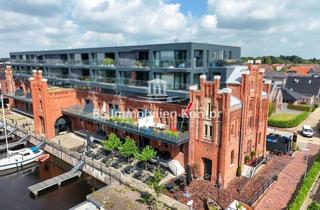 Wohnung kaufen in 26725 Stadtzentrum, Wohnen am Wasser! Neuwertige Wohnung mit luxuriöser Ausstattung, PKW-Stellplatz und Terrasse mit Was