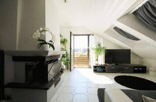 Wohnung mieten in Lessingstr. 43, 63512 Hainburg, schöne, geräumige 2,5-Zimmer-Dachgeschosswohnung mit Balkon und Kamin