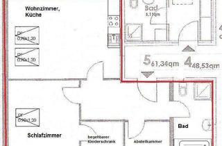 Wohnung mieten in 17207 Röbel/Müritz, Frisch renovierte 2-Raumwohnung mit Dusche, Wanne, Einbauküche, Ankleide, Abstellraum & Keller in de