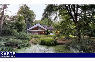 Villa kaufen in 30657 Isernhagen-Süd, Architekten-Villa in Waldrandlage & Anbaupotenzial in Bestlage von Isernhagen-Süd