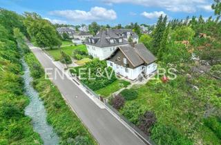 Grundstück zu kaufen in 82194 Gröbenzell, Baugrundstück im Ortskern mit idyllischem Bachlauf