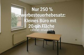 Gewerbeimmobilie mieten in 16559 Liebenwalde, Nur 250% Gewerbesteuerhebesatz: Kleines Büro mit 20qm Fläche
