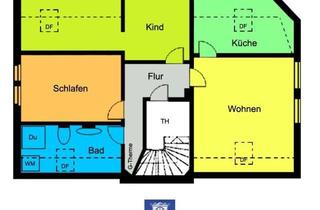Wohnung mieten in 04741 Roßwein, Großzügige 3-Zimmerwohnung unterm Dach in ruhiger und grüner Lage!