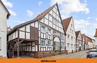 Haus kaufen in 32825 Blomberg, Historisches Fachwerkjuwel in zentraler Altstadtlage - zur Eigennutzung oder als Anlage