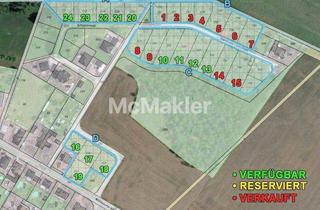 Grundstück zu kaufen in 39264 Jütrichau, Baugrundstücke bei Dessau-Roßlau: 13 Parzellen von 415–882 m² einzeln oder gesamt verfügbar