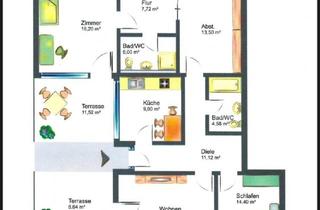 Wohnung kaufen in 75378 Bad Liebenzell, Bad Liebenzell - Traumhafte 3-Zimmer-Wohnung mit großer Terrasse