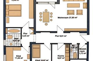 Wohnung kaufen in Wickopweg, 64289 Kranichstein, Provisionsfrei, 4,5-Zi.-Wohnung mit Loggia und TG-Stellplatz in Darmstadt Kranichstein zu verkaufen.