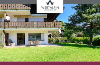 Wohnung kaufen in 82467 Garmisch-Partenkirchen, Sonnige 3-Zimmer-Gartenwohnung mit Bergblick, Hobbyraum und TG-Stellplatz