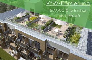 Wohnung kaufen in 93080 Pentling, Whg 18 P9 - Barrierefreies Dachgeschoss-Studio mit Balkon - KFW 40 - Jetzt Förderung sichern!