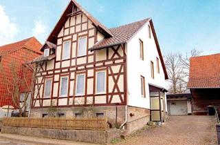 Haus kaufen in 37139 Adelebsen, Ein- bis Zweifamilien Fachwerkhaus mit Bauerwartungsland in Barterode