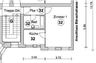 Immobilie mieten in Bänschstraße 59, 10247 Friedrichshain, Charmante, ruhige & sonnige 1 Zimmer-Altbauwohnung in Berlin Friedrichshain