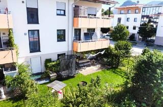 Wohnung kaufen in 83098 Brannenburg, Modernes Familienglück - 4,5 Zimmer Souterrainwohnung mit Garten und Bergblick