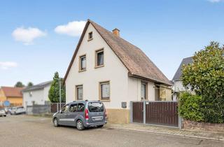 Einfamilienhaus kaufen in 75045 Walzbachtal, Kapitalanlage in ruhiger Wohngegend: Vermietetes Einfamilienhaus mit Garten in Jöhlingen