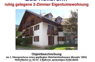 Wohnung kaufen in 83670 Bad Heilbrunn, Bad Heilbrunn - 2-Zimmer Wohnung