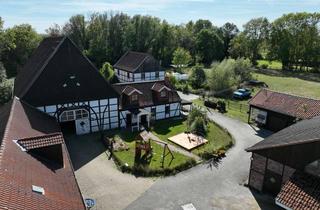 Haus kaufen in 59199 Bönen, Seltene Chance - Historischer Hof mit Wohnhäusern, Nebengebäuden, Reithalle und Reitplatz in Bönen