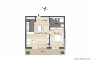 Wohnung kaufen in 75056 Sulzfeld, Die KOMPAKTE mit Ausblick