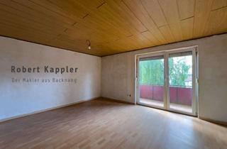 Wohnung kaufen in 71522 Backnang, 64 m² Wohnfläche im 1. OG - 2 Balkone, eigener Stellplatz, Plattenwaldnähe