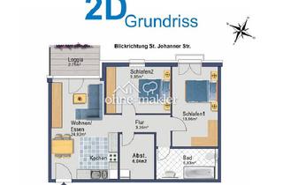 Wohnung mieten in 66115 Saarbrücken, Mietwohnung 68 qm Cityresidenz Saarbrücken