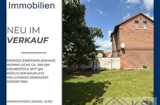 Einfamilienhaus kaufen in 06679 Granschütz, Familienfreundliches Mehrgenerationenhaus bzw. großes Einfamilienhaus plus Garten und 3 Garagen