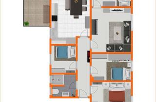 Wohnung kaufen in Weglesacker 10, 89346 Bibertal, Raumwunder in ruhiger Lage – Ihr neues Zuhause in Bibertal