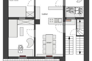 Wohnung mieten in 67659 Innenstadt, KL-City, 3 ZKB, moderne EBK, Garten, Tageslichtbad, 2. OG *RENOVIERT*