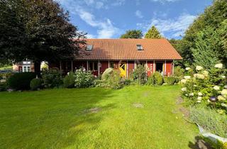 Haus kaufen in 25842 Lütjenholm, Einzigartiges Anwesen mit Ferienwohnung, Gewerbe, parkähnlichem Garten und eigenem Wald