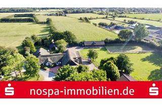 Haus kaufen in 25860 Arlewatt, Paradies für Pferdeliebhaber: Reetdachanwesen auf ca. 3,38 ha großen Grundstück mit Nebengebäuden