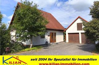 Haus kaufen in 91187 Röttenbach, KILIAN IMMOBILIEN! EFH MIT 6 ZIMMERN + 149 M² IN RÖTTENBACH! KELLER * EBK * KACHELOFEN *DOPPELGARAGE