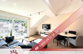 Wohnung kaufen in 54344 Kenn, Kenn - Kenn: aufwändig sanierte, energieeffiziente und helle Dachgeschosswohnung mit Balkon - ideal für Paare !