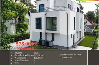 Doppelhaushälfte kaufen in Odernheimer Straße 94 A, 12559 Berlin, Berlin - Berlin-Köpenick: moderne Doppelhaushälfte 122 m², 3 SZ, A+, provisionsfrei