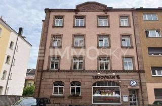 Wohnung kaufen in 90489 Veilhof, Gemütlicher Altbaucharme: 2,5 Zimmer am Rennweg