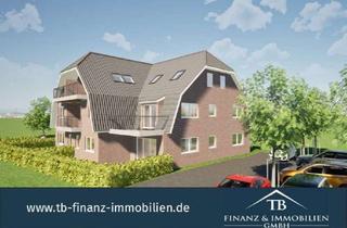 Wohnung kaufen in 26524 Hage, Charmante Neubau-Dachgeschosswohnung mit Balkon und gemütlichem Flair in erstklassiger Lage in Hage