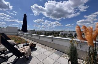 Penthouse kaufen in Aubing-Ost-Straße 68/70, 81245 Aubing-Lochhausen-Langwied, Penthouse-Feeling pur: 2,5 Zi. Neubauwohnung mit Panorama-Dachterrasse & Bergblick