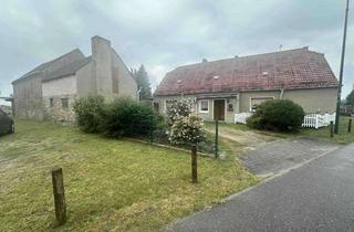 Einfamilienhaus kaufen in 14947 Nuthe-Urstromtal, Einfamilienhaus mit großem Nebengebäude in malerischer Umgebung, Handwerkerobjekt