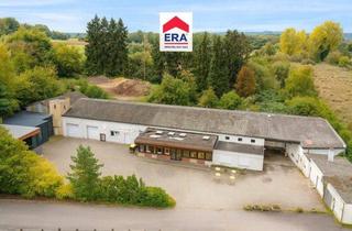 Gewerbeimmobilie kaufen in 66798 Wallerfangen, Wohn- und Gewerbeobjekt mit 4 Wohneinheiten und großen Hallenflächen