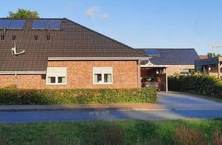 Haus mieten in 26842 Ostrhauderfehn, Moderne, ebenerdige Doppelhaushälfte in Kanallage. Zentrumsnah.