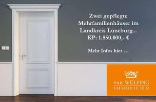 Anlageobjekt in 21409 Embsen, Zwei gepflegte Mehrfamilienhäuser im Landkreis Lüneburg...