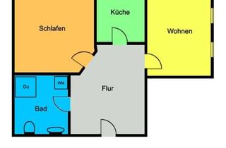 Wohnung mieten in 01683 Nossen, Gemütliche 2-Zimmerwohnung mit separater Küche und modernem Bodenbelag!
