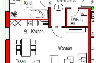 Wohnung mieten in Weidensteige 36, 75365 Calw, Neubau Zweitbezug 3,5-Zimmer mit Küche, Terrasse und Garten
