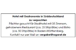 Gastronomiebetrieb mieten in 70629 Stuttgart, Hotel mit Gastronomie in Süddeutschland zu verpachten