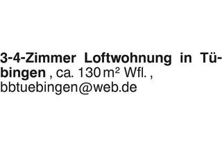 Lofts mieten in 72074 Tübingen, 3,5-Zimmer-Loftwohnung in Tübingen